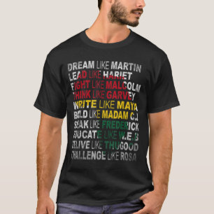 Schwarzgeschichte Monat Afrikanisches Amerikanisch T-Shirt