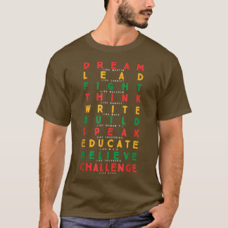Schwarzgeschichte Monat Afrikanisches Amerikanisch T-Shirt