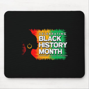 Schwarzgeschichte Monat Afro Amerikanische Junetee Mousepad