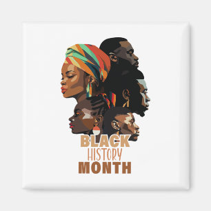 Schwarzgeschichte Monat Geschichte Afrika Karte Me Magnet