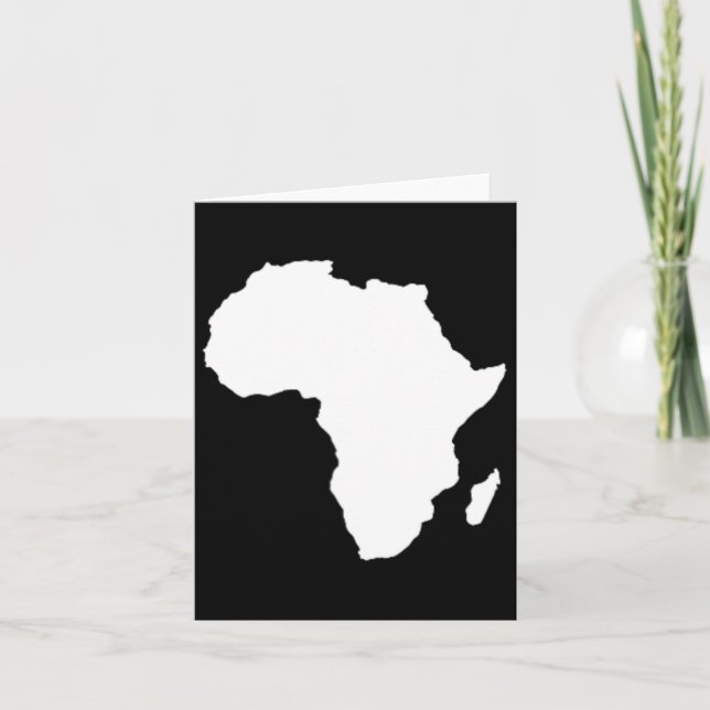 Schwarzgeschichte Monat Juni Subtle Africa Karte (Vorderseite)