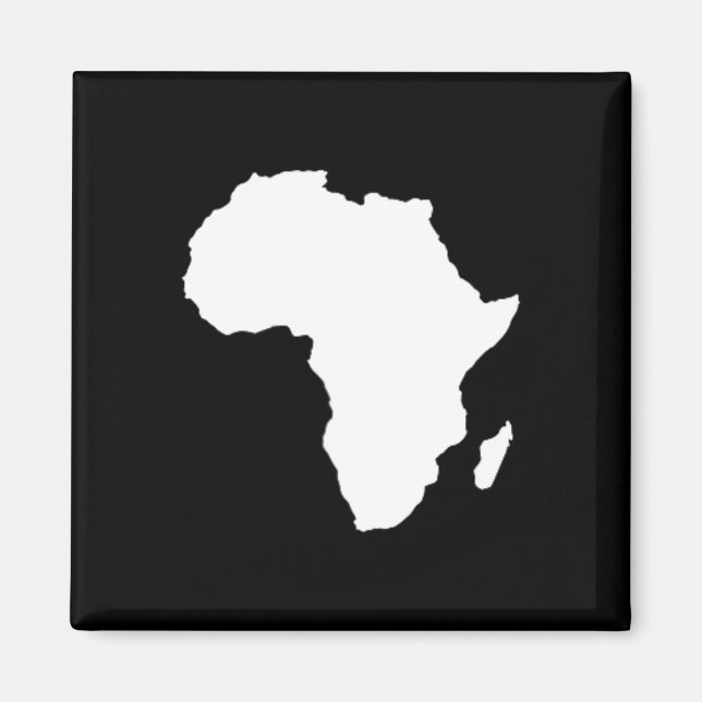 Schwarzgeschichte Monat Juni Subtle Africa Magnet (Vorne)