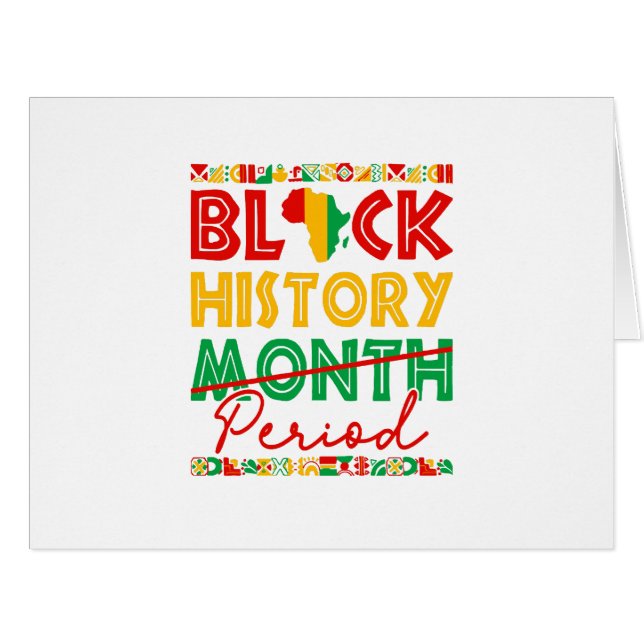 Schwarzgeschichte Monatszeit Afrikanischer Amerika (Vorderseite (Horizontal))