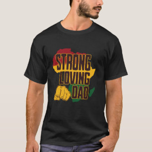 Schwarzgeschichte Vater Afrikanischer Vater T-Shirt
