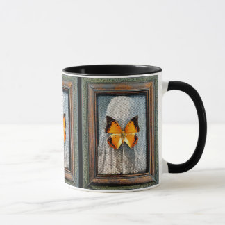 Schwarzgrenzenlose Anklagen Schmetterling-Kaffeepa Tasse