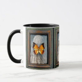 Schwarzgrenzenlose Anklagen Schmetterling-Kaffeepa Tasse