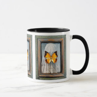 Schwarzgrenzenlose Anklagen Schmetterling-Kaffeepa Tasse