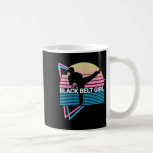 Schwarzgurtel-Mädchen - Judo Karate Jiu Jitsu Taek Kaffeetasse