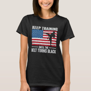 Schwarzgurtel Martial Arts Training Karate Männer T-Shirt