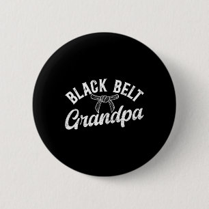 Schwarzgürtel-Opa Karate-Opa Karate-Großvater Button