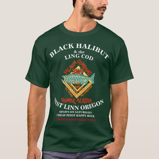 SCHWARZHALIBUT UND DER LING-KABELJAU - WESTLINNORE T-Shirt (Vorderseite)