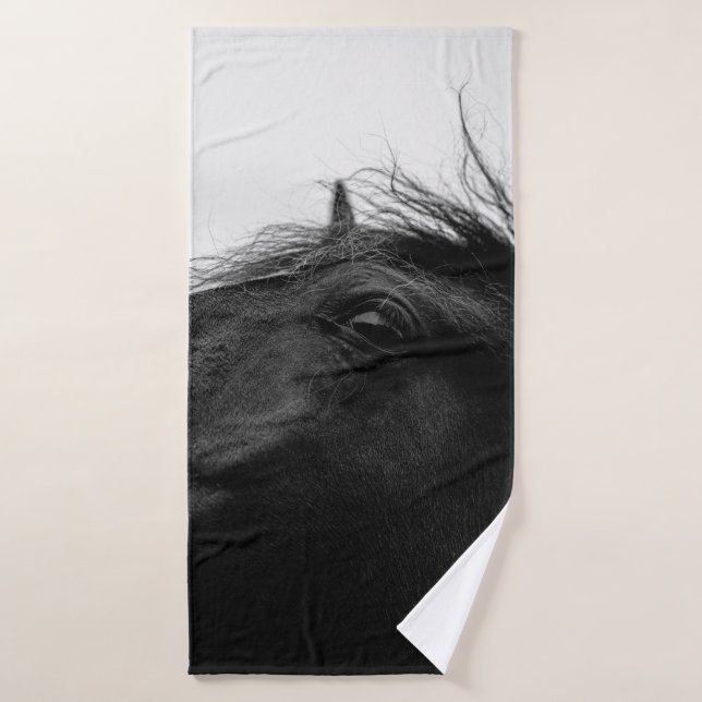 SCHWARZHORSE BADEHANDTUCH (Badehandtuch)