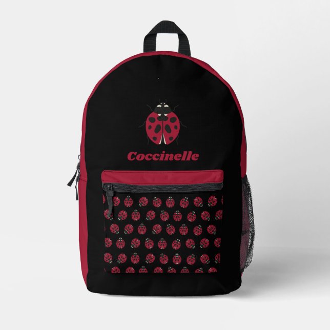 Schwarzkäfer Bedruckter Rucksack (Vorderseite)