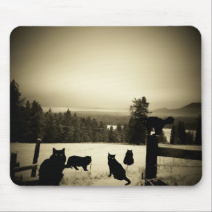 Schwarzkatzenfarm Mousepad