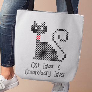 Schwarzkatzenliebhaber Tasche