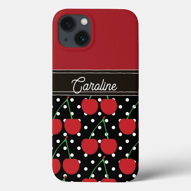 Schwarzkehldosen Vintag personalisiert Case-Mate iPhone Hülle (Rückseite)