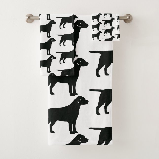 Schwarzkleckhund Badhandtuch Set (Insitu)