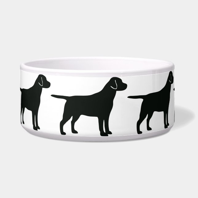 Schwarzkleckhund Napf (Vorderseite)