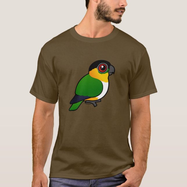 Schwarzköpfiger Papagei T-Shirt (Vorderseite)