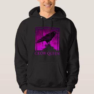 Schwarzkrähen-Königinnen-Vogelbeobachtungsidee Rab Hoodie