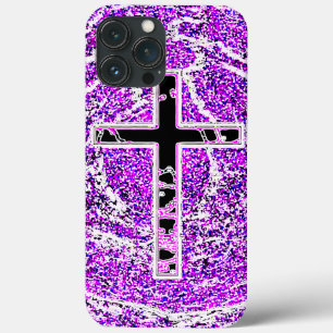 SCHWARZKREUZ MIT LILA HINTERGRUND Case-Mate iPhone HÜLLE