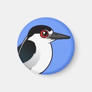 Schwarzkronenheron Magnet