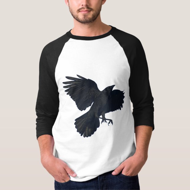 SCHWARZKROW-Shirt mit 3/4-Gesäßeinsatz T-Shirt (Vorderseite)