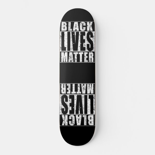 Schwarzlebebeton Skateboard (Vorderseite)