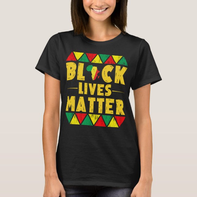 Schwarzlebensfrage T-Shirt (Vorderseite)