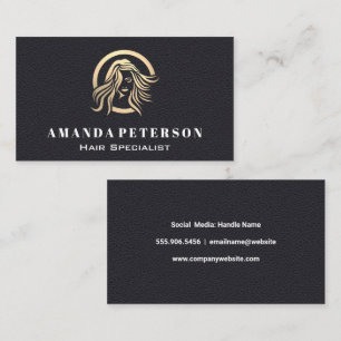 Schwarzleder   Fairlogos Visitenkarte