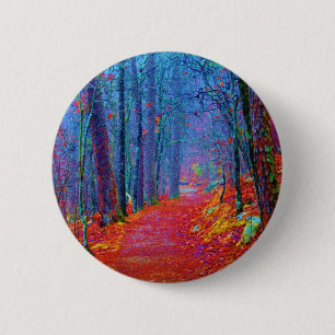 Schwarzlicht-Wald-Ölgemälde Button