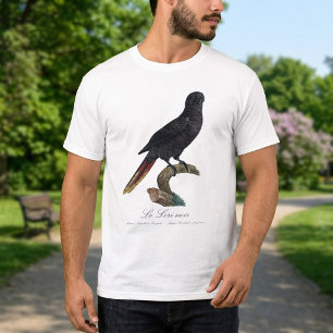 Schwarzlori oder Schwarz-Lori, Chalcopsitta atra T-Shirt