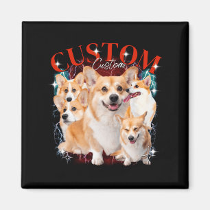 Schwarzmarkt Vintage Haustiere Hunde Katze Lustige Magnet