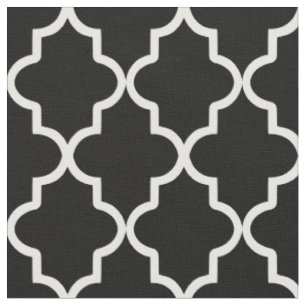 Schwarzmarokkanischer Quatrefolie Stoff