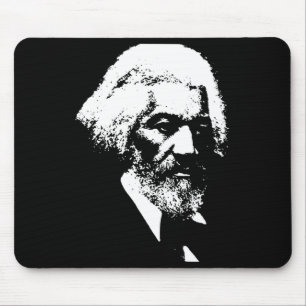 Schwarzmonat-Historie Frederick Dougl Silhouette T Mousepad