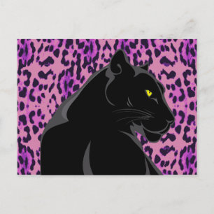SCHWARZPANTHER ART POSTCARD POSTKARTE