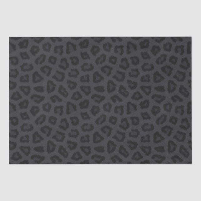 Schwarzpanther-Spots Seidenpapier (Vorderseite)