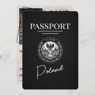 Schwarzpolnischer Pass Save the Date