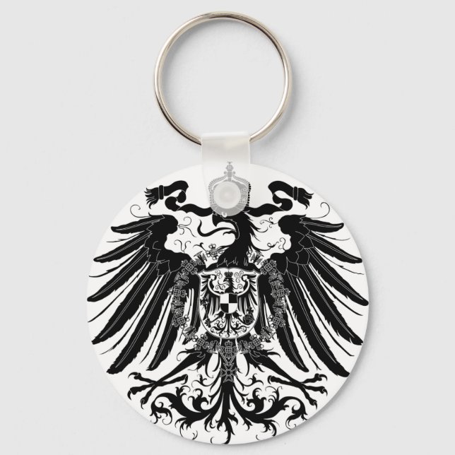 Schwarzpreußischer Adler Schlüsselanhänger (Vorderseite)