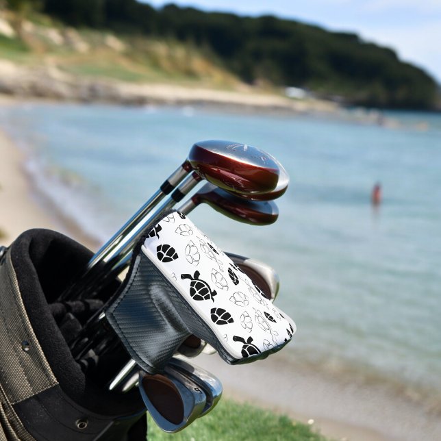 Schwarzschildkröte Golf Headcover (golf putter cover)