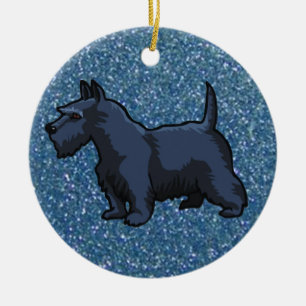 Schwarzschnauzer Keramikornament