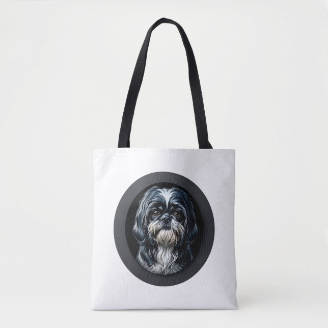 Schwarzseh tzu tasche (Vorderseite)