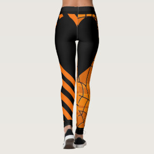 Schwarzstreifen-Röhrenspinne Leggings