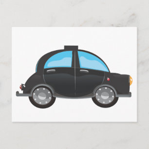 Schwarztaxi Postkarte