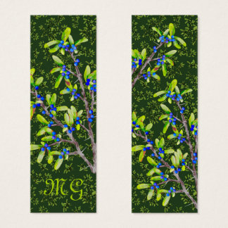 Schwarzthorn-Branchen mit Initialen