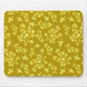 Schwarzthorn Pattern Gold Mousepad
