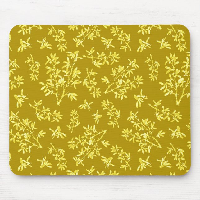 Schwarzthorn Pattern Gold Mousepad (Vorne)
