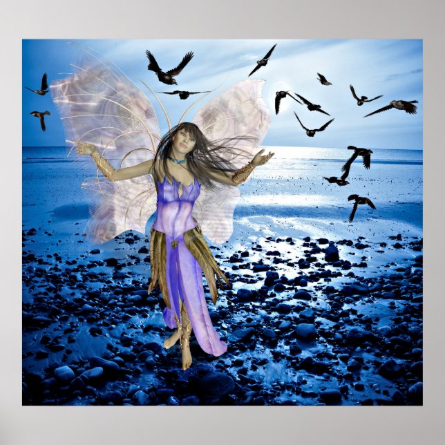 Schwarzvögel Poster (Vorne)