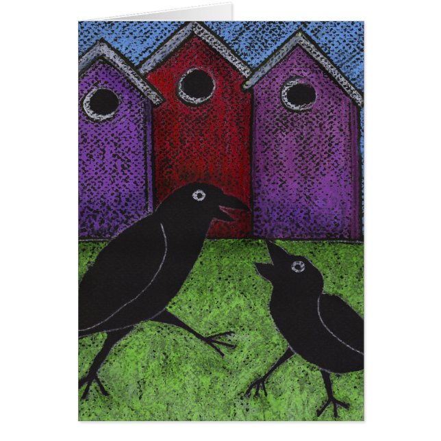 Schwarzvögel spielen (Vorne)