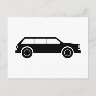 Schwarzwagen Postkarte